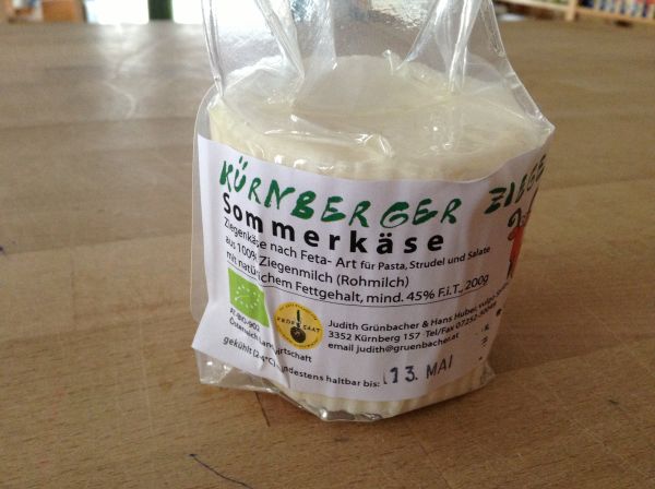 Ziegenkäse - Sommerkäse nach Feta Art