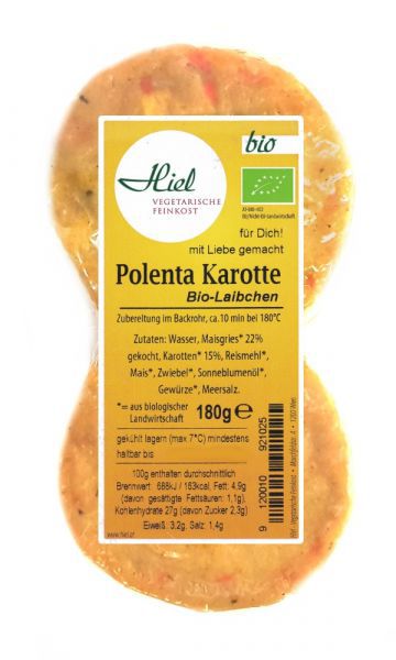 Polenta-Karotten Burger (vegan)