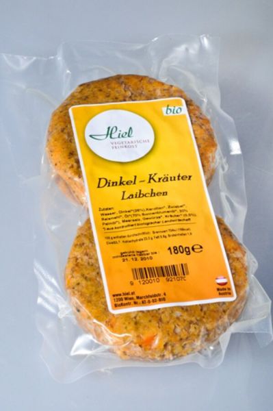 Dinkel-Kräuter Burger (vegan)