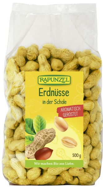 Erdnüsse geröstet in der Schale