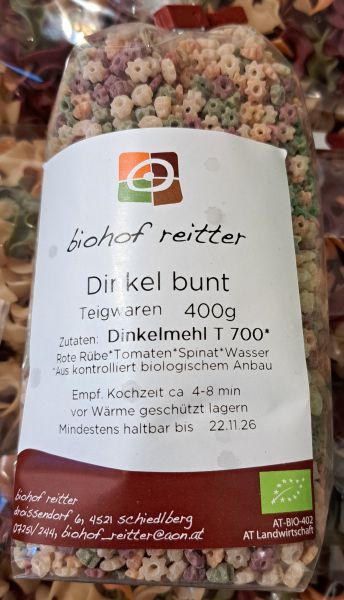 Sternchen Dinkel bunt