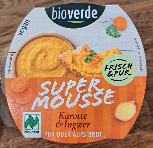 Super Mousse – Karotte & Ingwer Bio