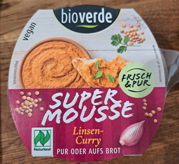 Super Mousse – Linsen-Curry Bio