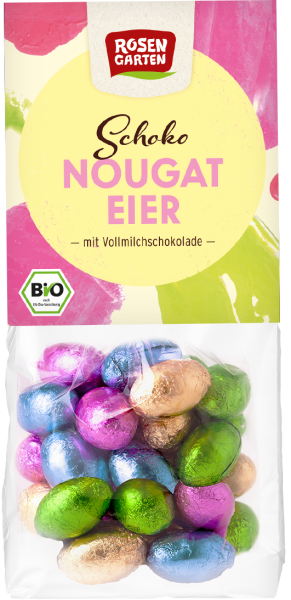 Schoko Nougat-Eier Bio