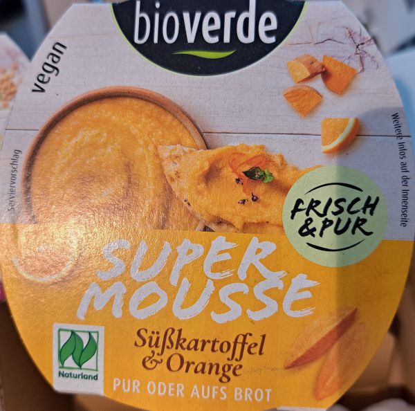 Super Mousse – Süßkartoffel & Orange Bio