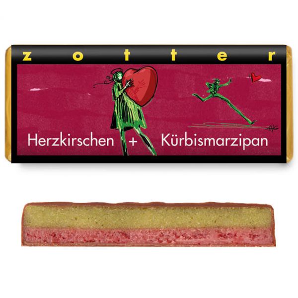 Herzkirschen & Kürbismarzipan