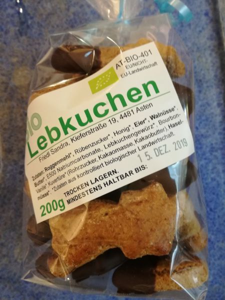 Lebkuchen, Roggen Bio