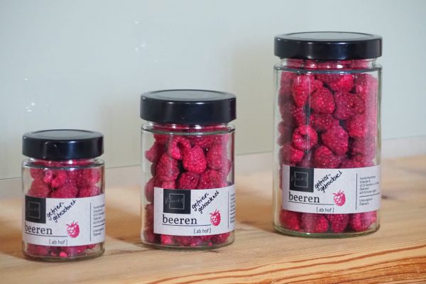 Himbeeren Bio, gefriergetrocknet