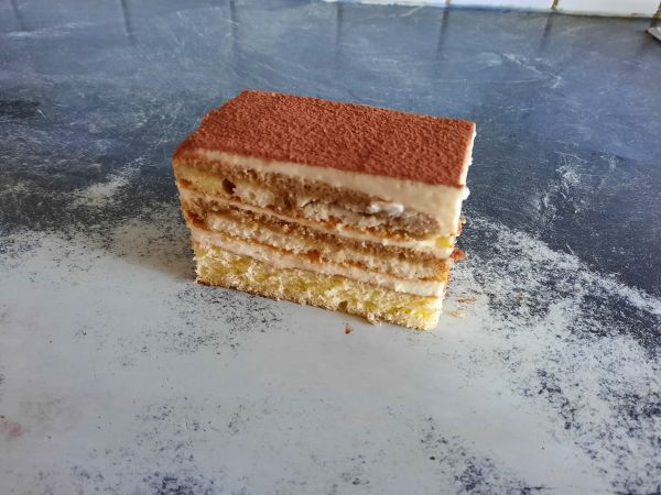 Tiramisu-Schnitte Bio