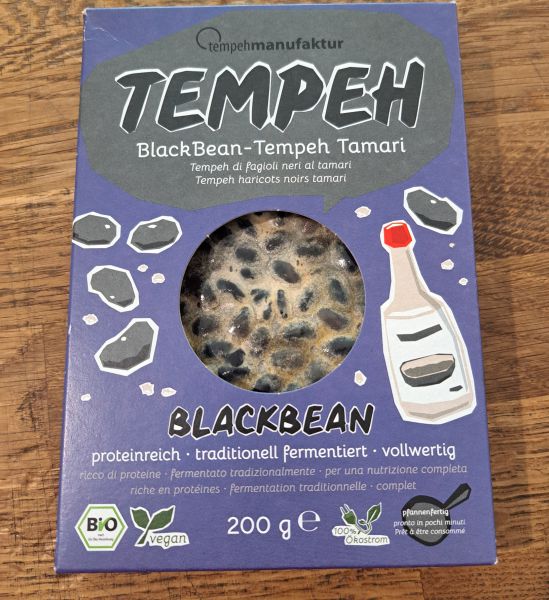 Tempeh Black Bean Tamari Bio