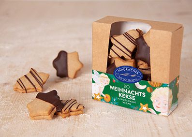 Weihnachtskekse gemischt vegan