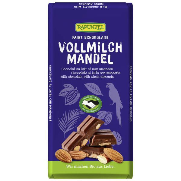 Vollmilch Mandel Schokolade groß