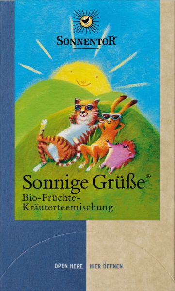 Sonnige Grüße Tee