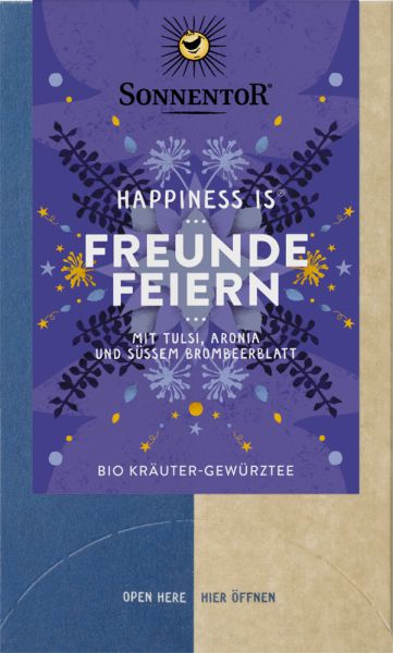 Happiness is... Freunde feiern Tee