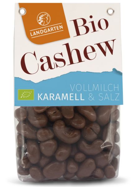 Cashews in Vollmilchschoko Karamell & Salz