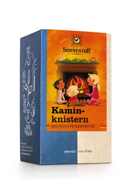 Kaminknistern-Tee