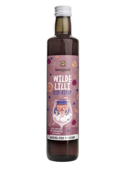 Wilde Lilli-Sirup (alkoholfrei)