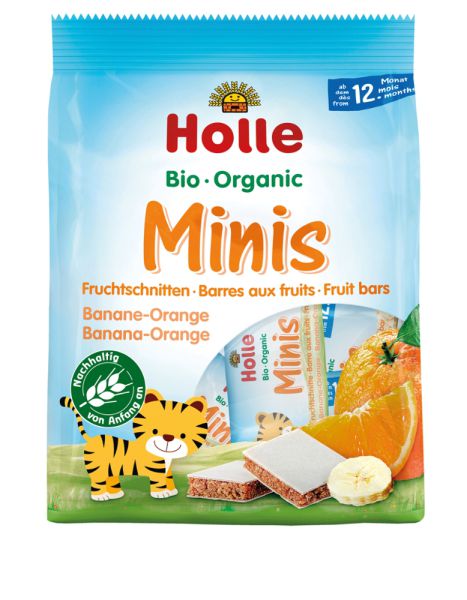 Fruchtschnitte Minis Banane-Orange