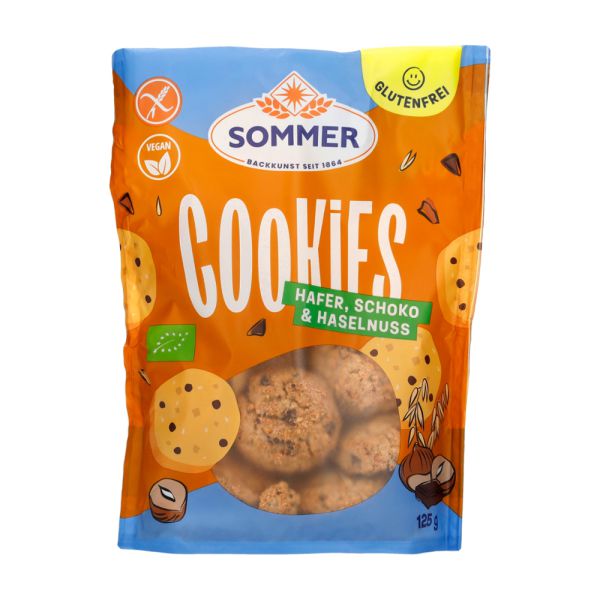 Cookies Hafer, Schoko & Haselnuss