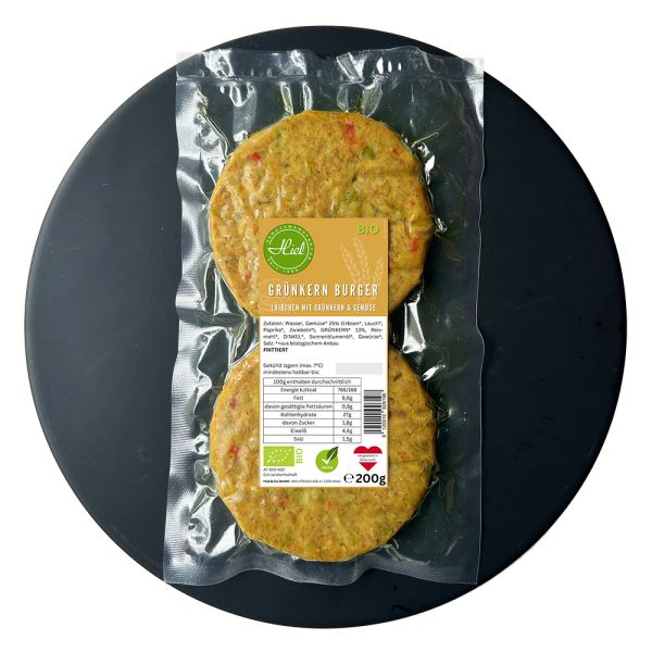 Grünkern Gemüse Burger (2 x 100g)