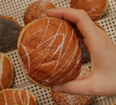 Dinkel Krapfen mit Vanille